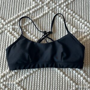 ALO Yoga Midnight Black Sports Bra